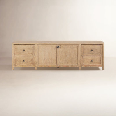 Hynes 92" Pine TV Stand