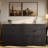 Farmhouse Sideboard With Adjustable Shelves And Rustic Handles-1012579678