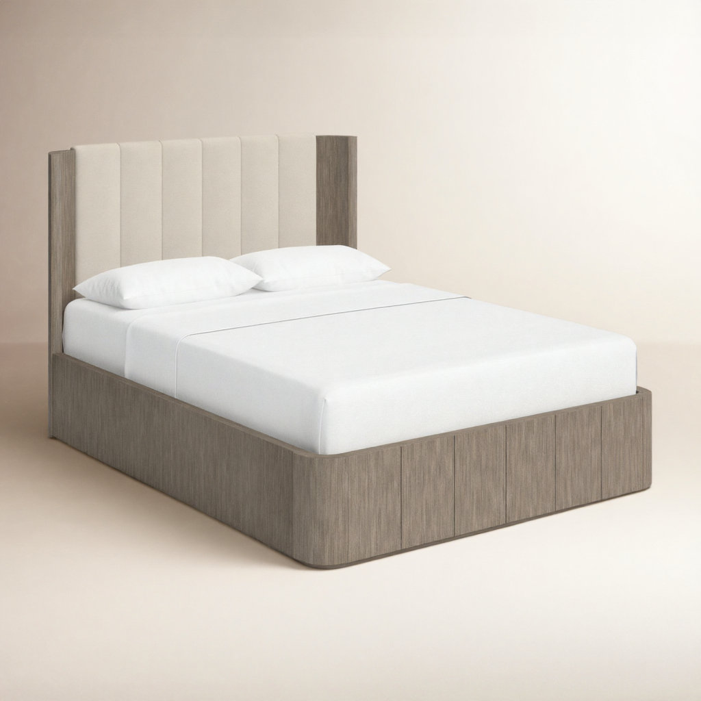 Maxfield Wingback Bed, Queen