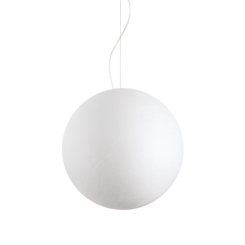 Carta 1 - Light White Single Pendant, 253cm H x 50cm W x 50cm D