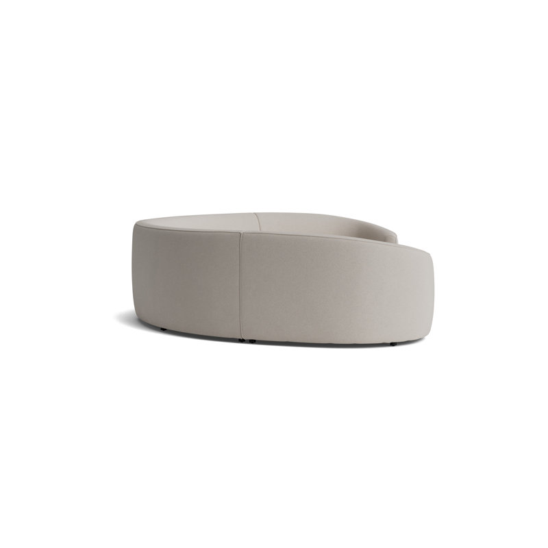Giselle Sectional, Performance Boucle - Dove Gray