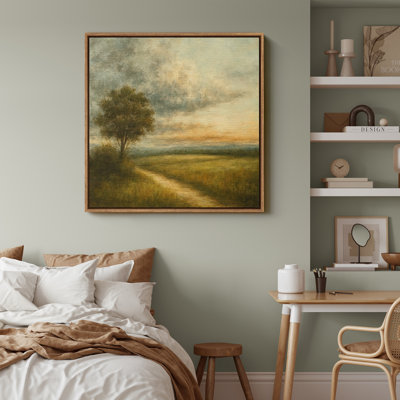 Art mural encadré abstrait rétro antique classique pour chambre à coucher 