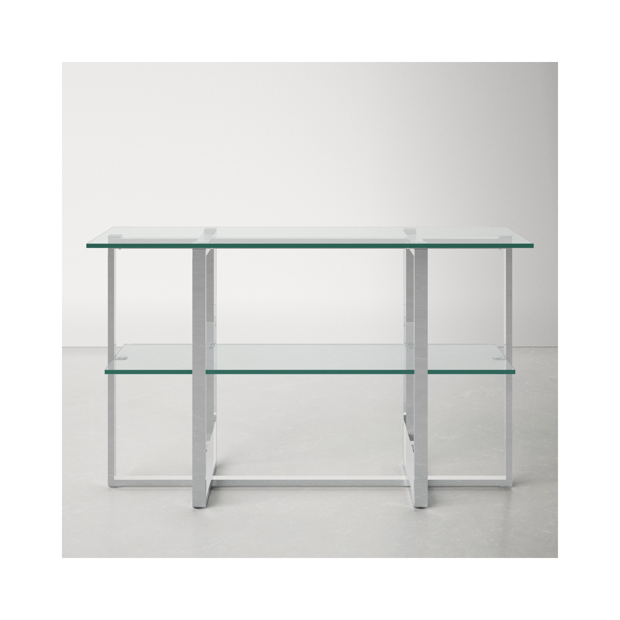 Dern Glass 50" Wide Console Table
