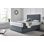 Fly Princess Divan Bed with 24" Headboard on Struts