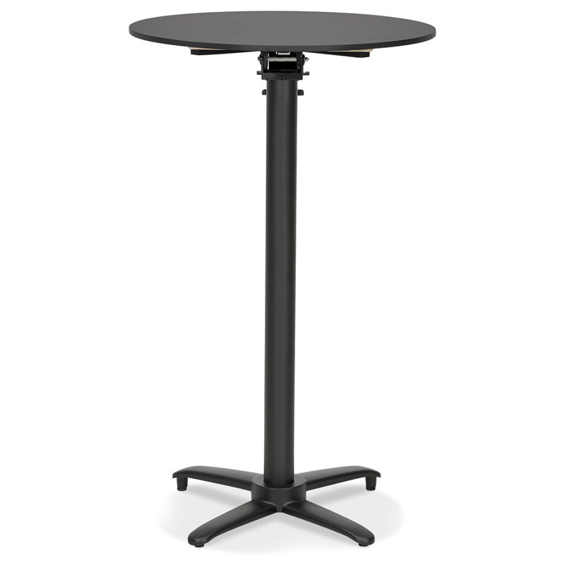 Jegor Round Metal Folding Outdoor Bar Table , 68cm cm W 68cm cm D
