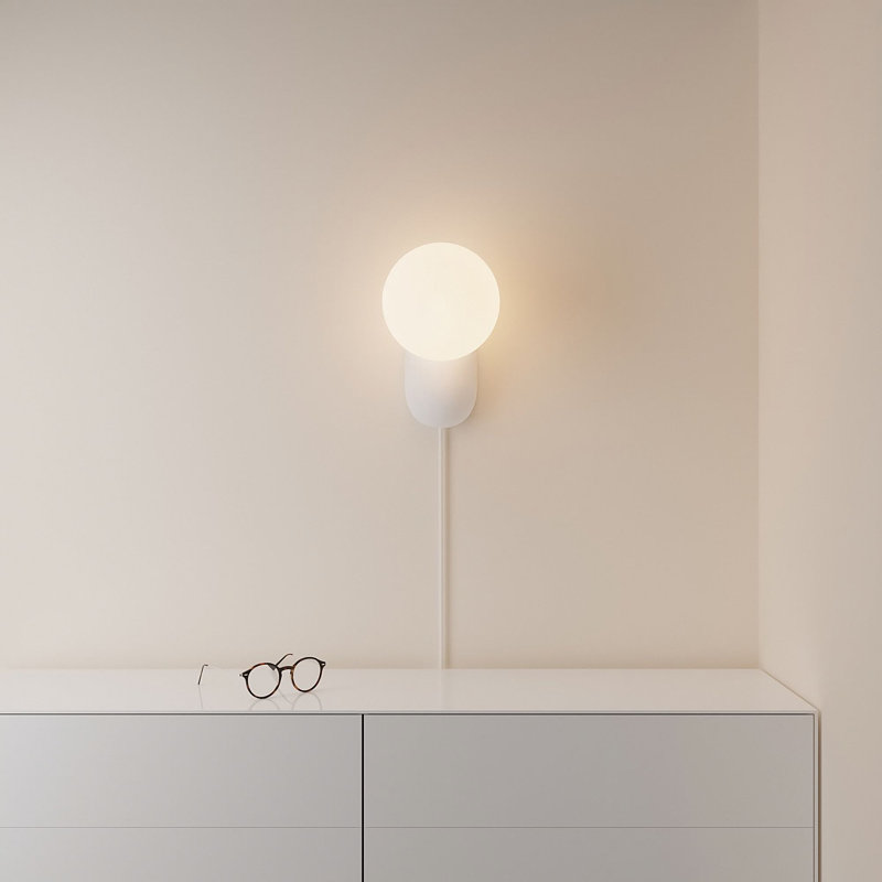 Cantilever Wall Light, Snow
