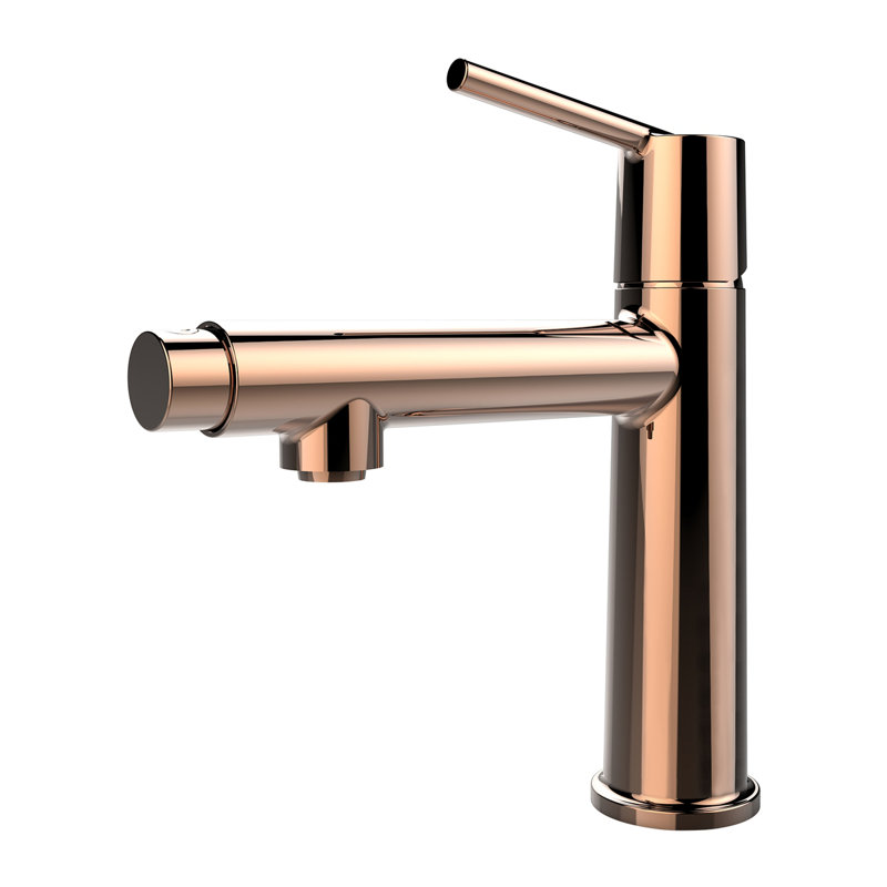 Robinet de salle de bain à poignée simple, surface anti-rayures et aérateur écoénergétique pour une performance durable