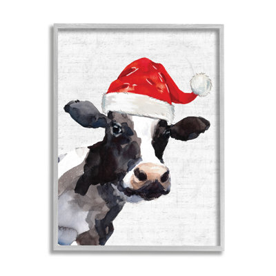 Reproduction d’art sur toile rouge vache de vache rouge