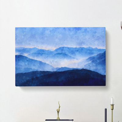 Mountain Sky - Wrapped Canvas Painting
