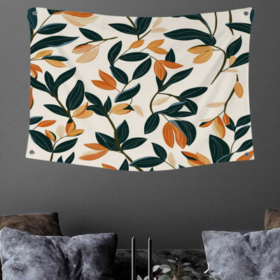 Foliage Wall Tapestry -  Floral Wall Decor