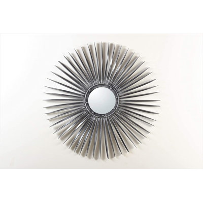 Burnam Metal Flat Wall Mirror