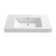 Nano FVS8005WH 40" Rectangular Drop-In Bathroom Sink with Overflow