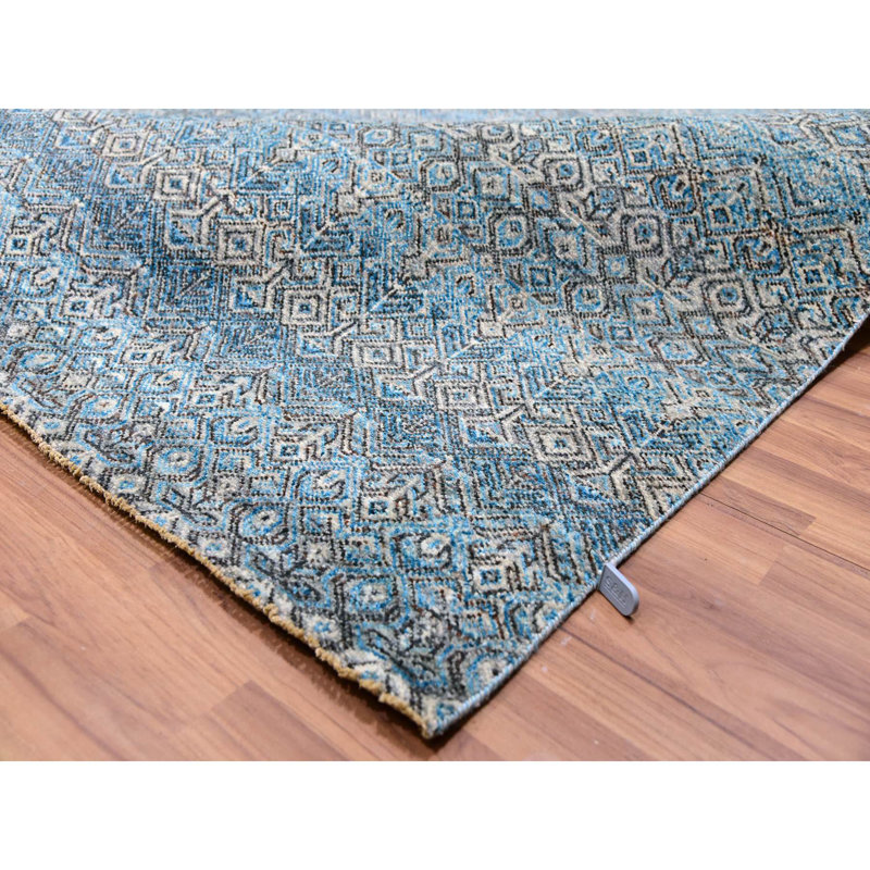 Tapis carré en laine noué à la main 12 pi x 12 pi 12 po x 12 pi Kohinoor Herrita 5BE4A4ABD06A49519E69ED66BB657500