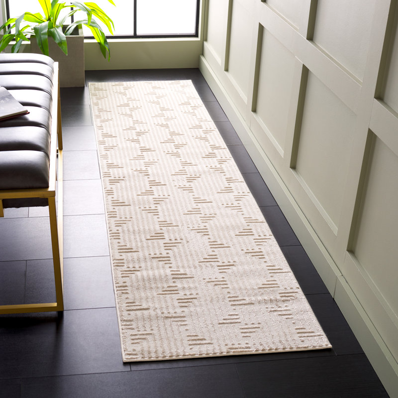 Saylor 100 Performance Geometric Rug, Runner 2' x 8'