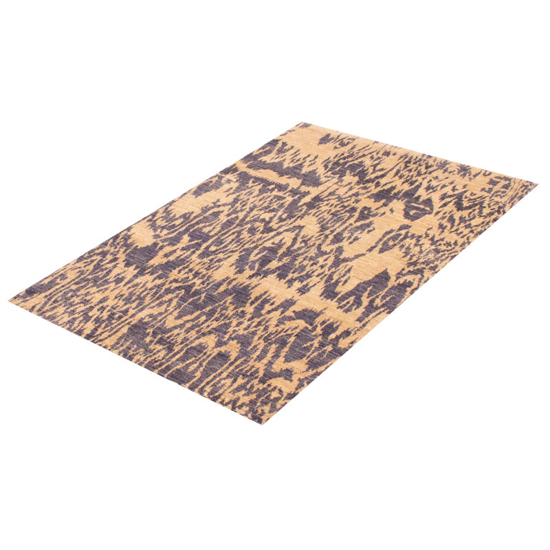 Tapis gris foncé Finest Peshawar Ziegler 4 pi 0 po x 6 pi 0 po