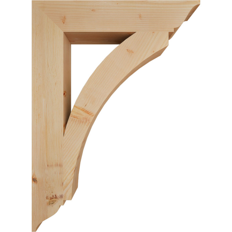 Thorton Traditional Bracket, Douglas Fir (Smooth), 44"H x 5.5"W x 32"D