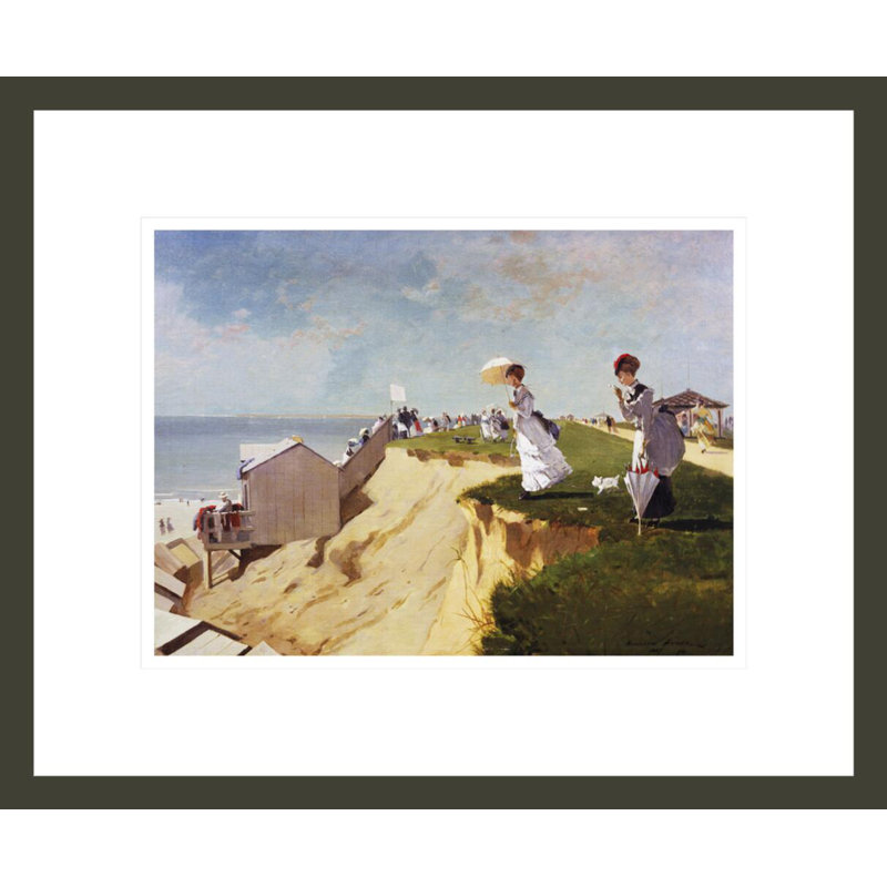 «Long Branch New Jersey» par Winslow Homer - impression giclée encadrée, H 13,75 po x l 16,64 po