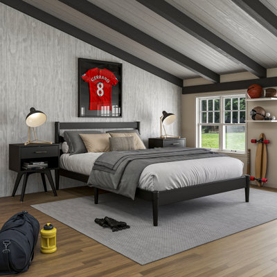 Lasher Twin Solid Wood Bed