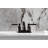 Kingston Brass Concord Two-Handle 3-Hole Deck Mount 4" Centerset Bathroom Faucet with Plastic Pop-Up-76987473