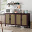 Buffet 70 po en rotin avec rangement-350999011