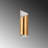 Elegant Gold Wall Lamp, Metal Body, 3.1 x 10.6 x 4.3 inches | Base Plate: 3.9 x 2.0 x 0.8 inches | G9 Socket, Max 8W (Bulb Not Included) | Stylish Lighting for Living Room, Bedroom, & Hallway, IP20 Rated