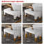 Tabouret de toilette réglable pour adulte, blanc