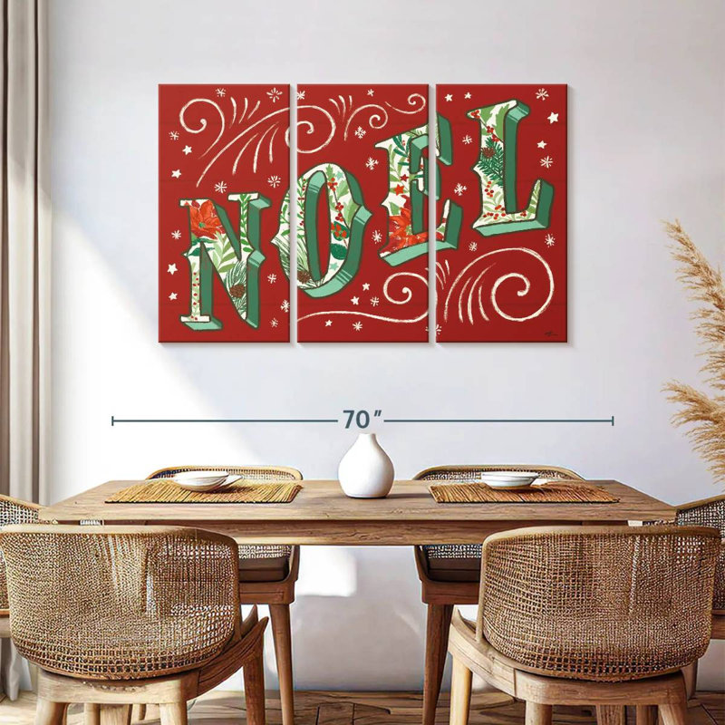 Lelend Festive Holiday Joy IV, 36" H x 57" W