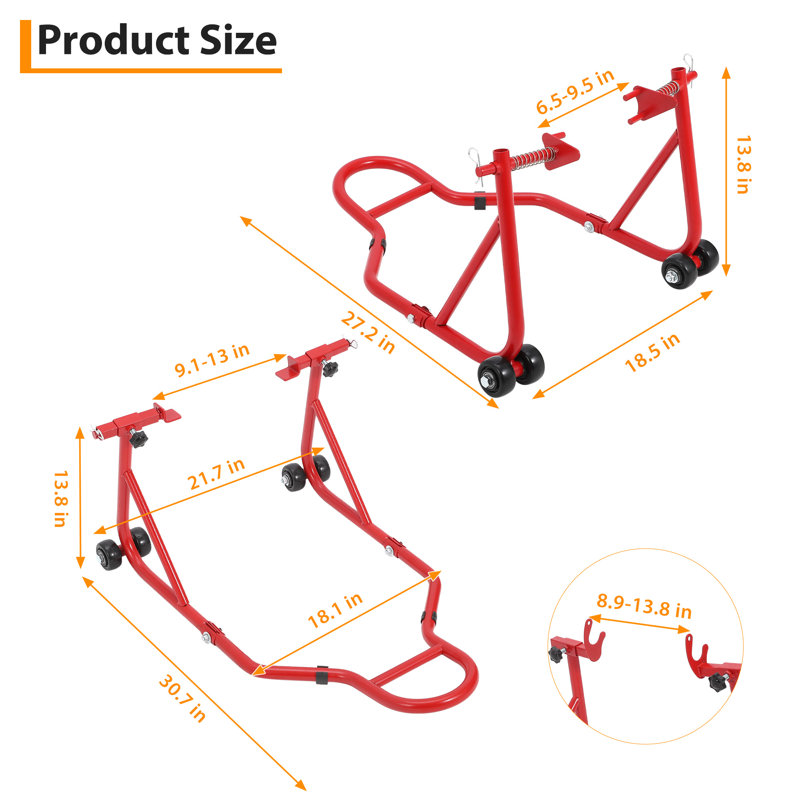 Iron Freestanding Bike Rack