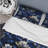 Blue Victorian Neo Gothic Victorian Pattern IV Duvet Cover-1717500806