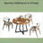 Sleek Greeting Table,Dining Table,Kitchen Dinner Table