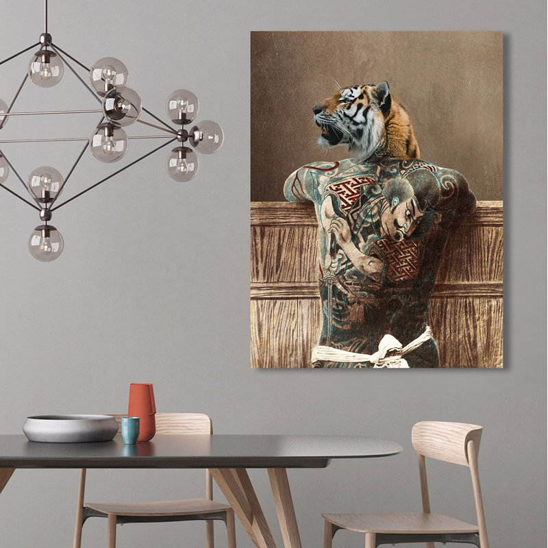 Traditional Tattoo II by Matt Spencer - Wrapped Canvas Print, 70cm H x 50cm W x 4cm D