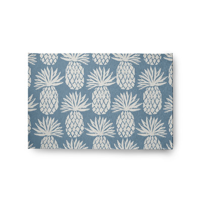 Tapis d'intérieur / extérieur à motif floral fumé poussiéreux Fokko