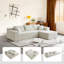 Canapé modulaire rembourré 2 pièces Cotman-509012264