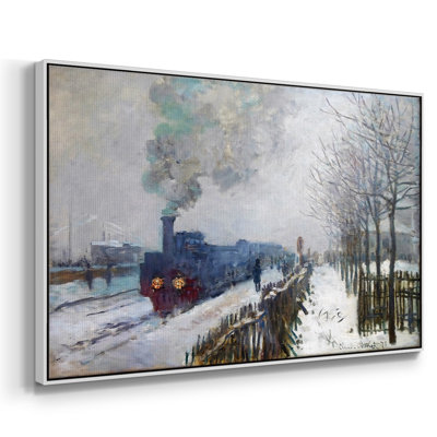" Train In The Snow, The Locomotive, 1875 "