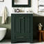 24" Bathroom Storage Vanity With Ceramic Sink, And Versatile Cabinet & Silver Handles Modern Smooth Surface Treatment
