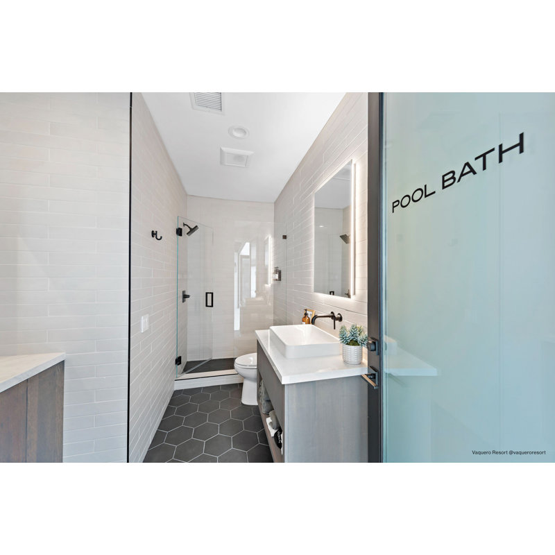 Allora 9" x 10" Porcelain Wall & Floor Tile, Solid Black