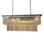 Lustre rectangulaire unique à 8 lumières Kratika-773606850