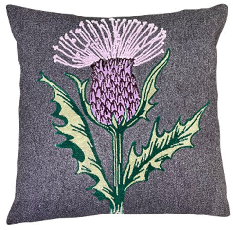 Tarnby Abstract Gray Sqaure Cushion