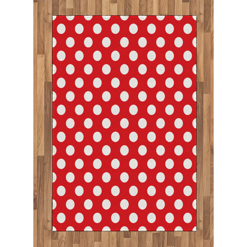 Retro High Density Long Fiber Poly Threads Decorative Area Rug Carpet, Rectangle 4' x 5'8"