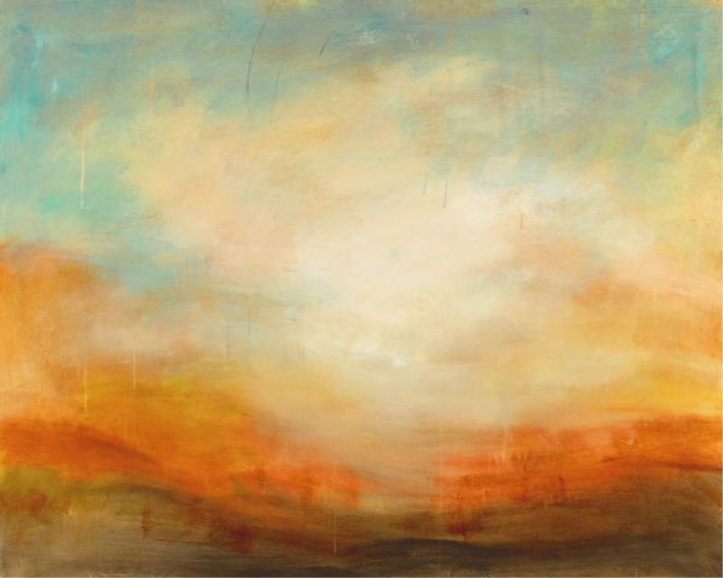 Aether II Painting by Christopher Peter, 40" H x 50" W, Image Brush Gel