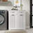 Laundry Cabinet ,with 2 Removable laundry basket  and 2 Drawers
