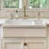 Whitehaus Collection 36" Reversible Large and Small Bowl Fireclay Kitchen Sink: 2½” lip Front Apron