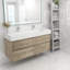 Meuble-lavabo double 60 po-71072229