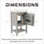 20" W Single  Bathroom Vanity With Ceramic Top-116855555