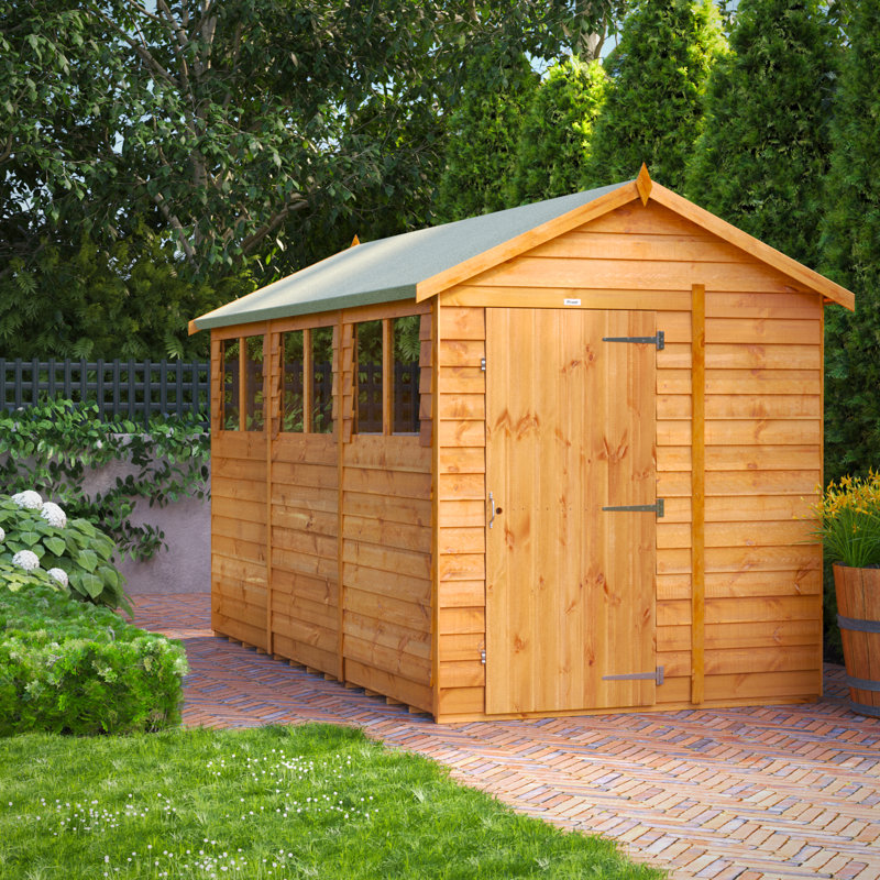 Powersheds Timber Overlap Apex Garden Shed