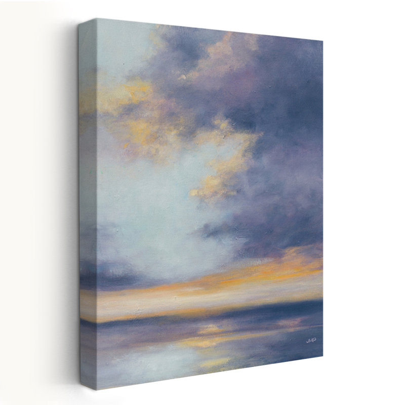 Contemporain et plage de lumière de l'aube, H 24 po x l 16 po