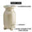 Koolscapes Stone-Look Rain Barrel, 75 gal (285L), Sandstone