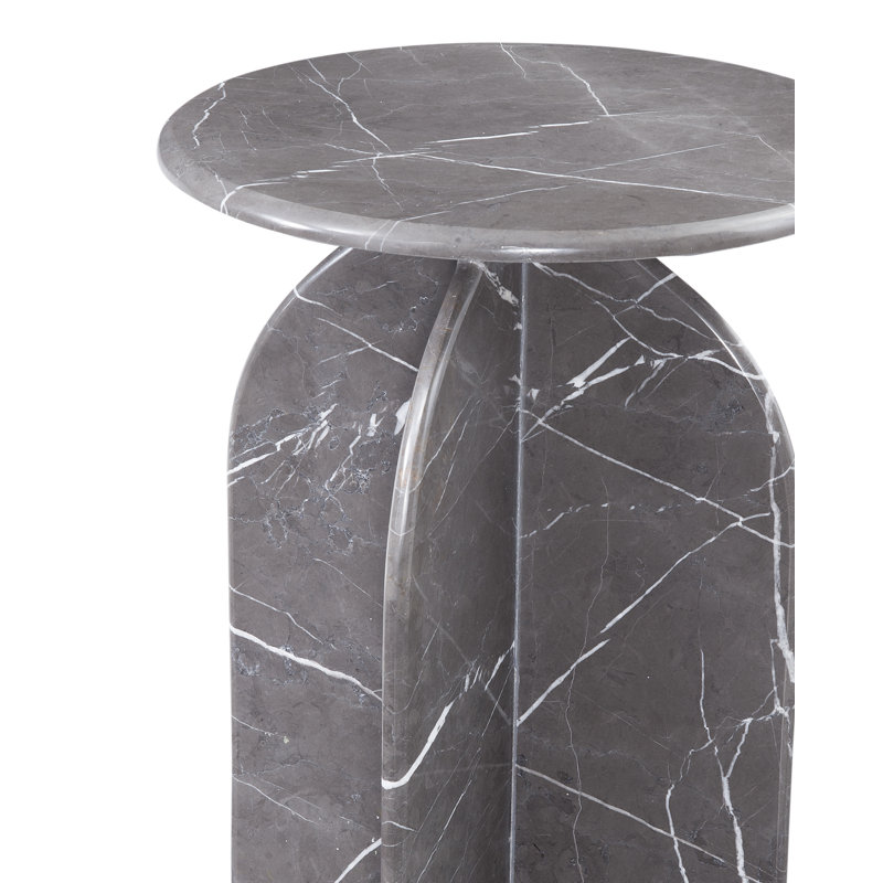 Table d'appoint Aurelia Grey, Gris
