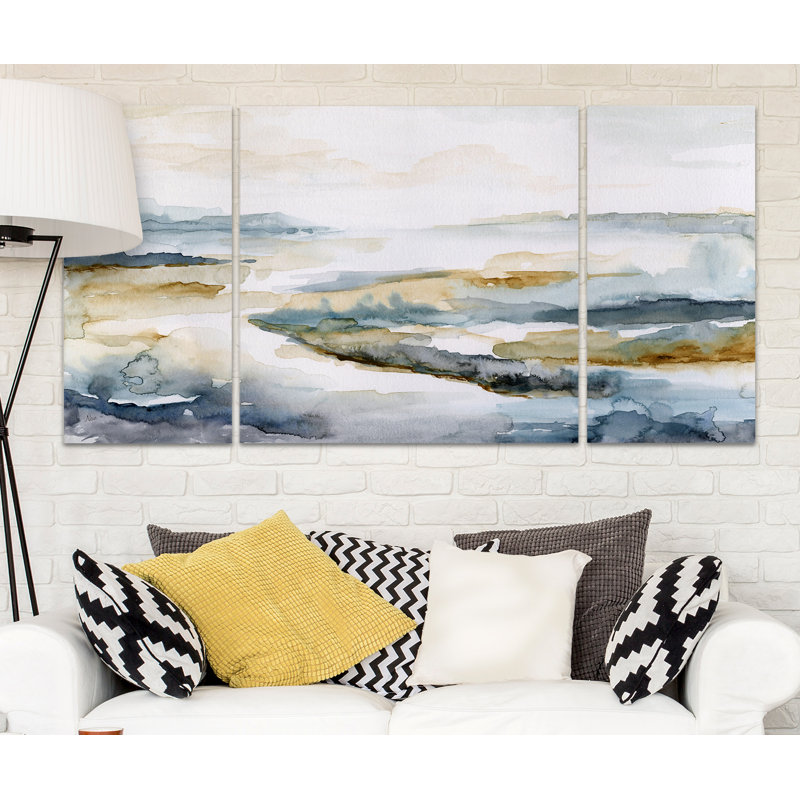 " Estuary I ", 40" H x 80" W x 1.5" D