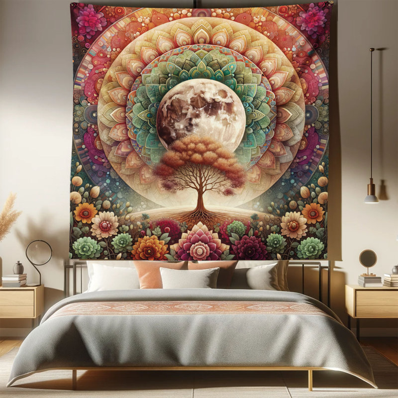 Tapisserie en microfibre, H 88 po x l 88 po